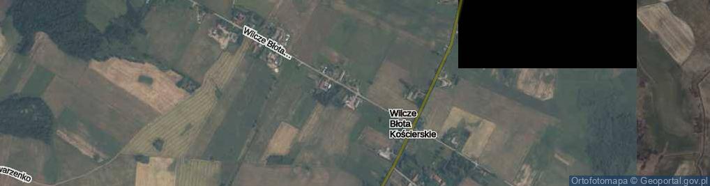 Zdjęcie satelitarne Wilcze Błota Kościerskie ul.